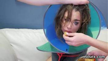 Wacky chick was taken in ass hole nuthouse for harsh therapy